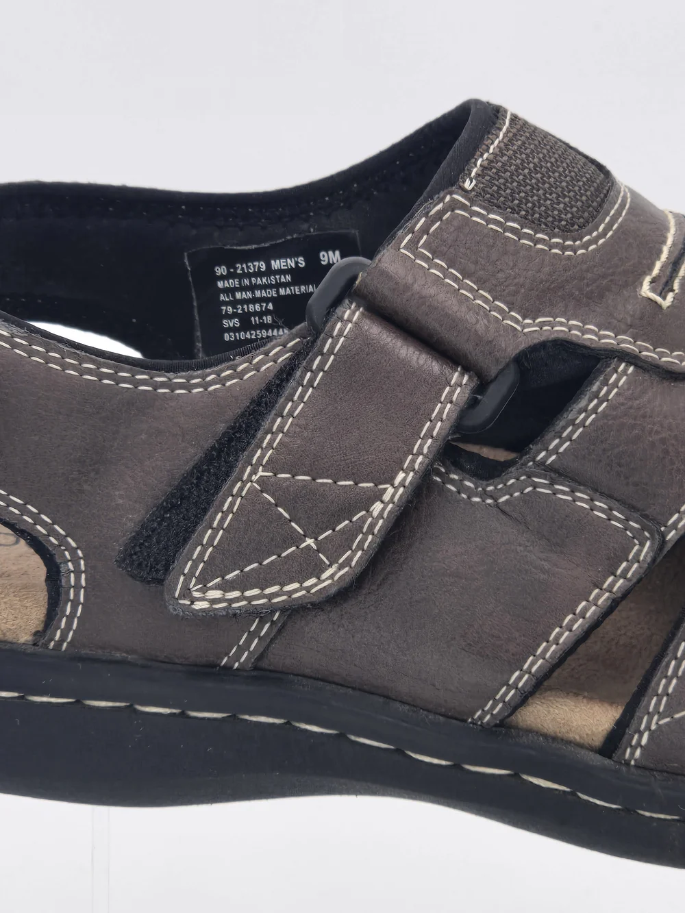 Dockers Searose Fisherman Men's Brown Outdoor Comfort Memory Foam Sandals Size 9